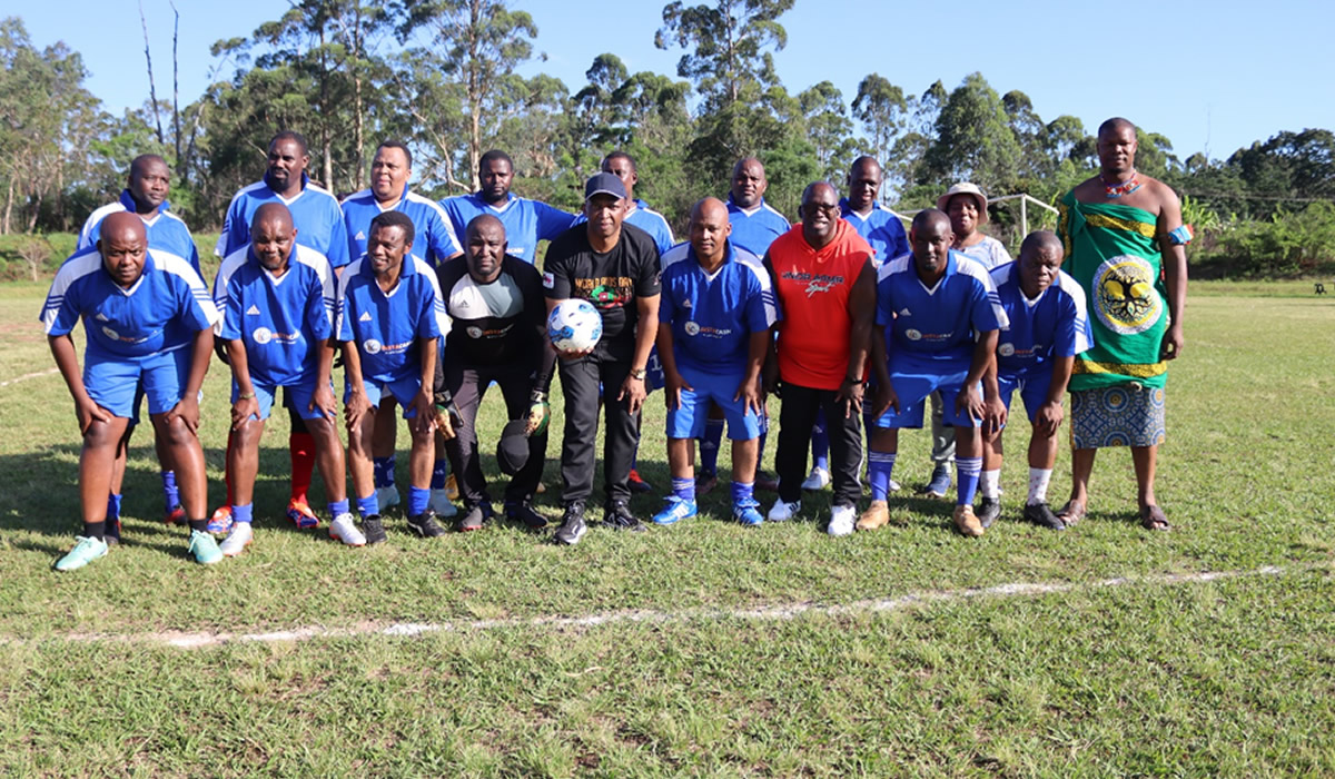 Soccer was part of the activities during Parliament Wellness Day