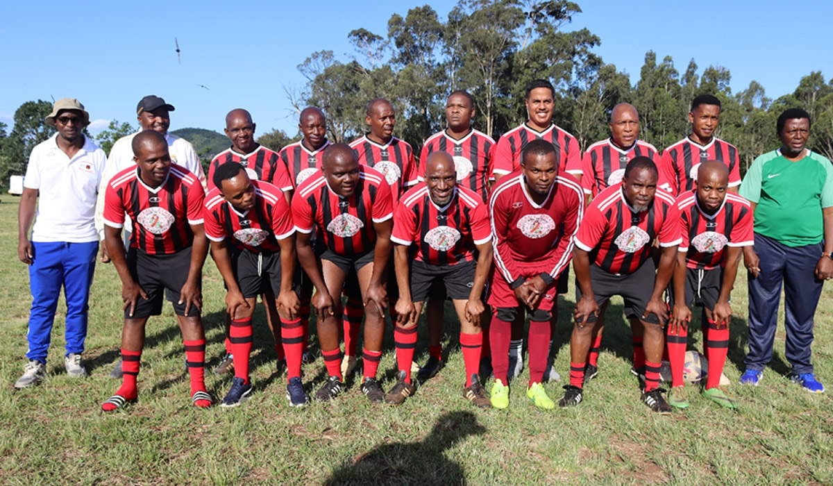 Soccer was part of the activities during Parliament Wellness Day