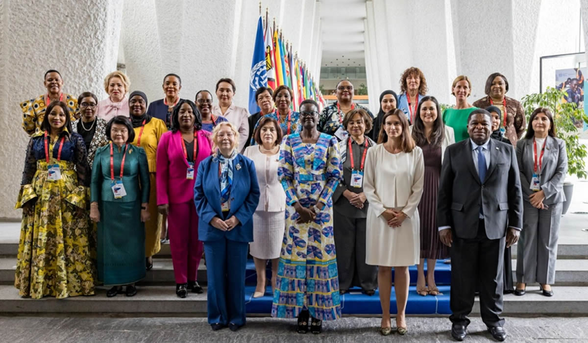 President of the Senate Champions Global Peace at IPU, Switzerland